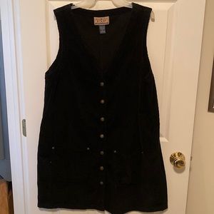 Vintage Corduroy Sleeveless Dress